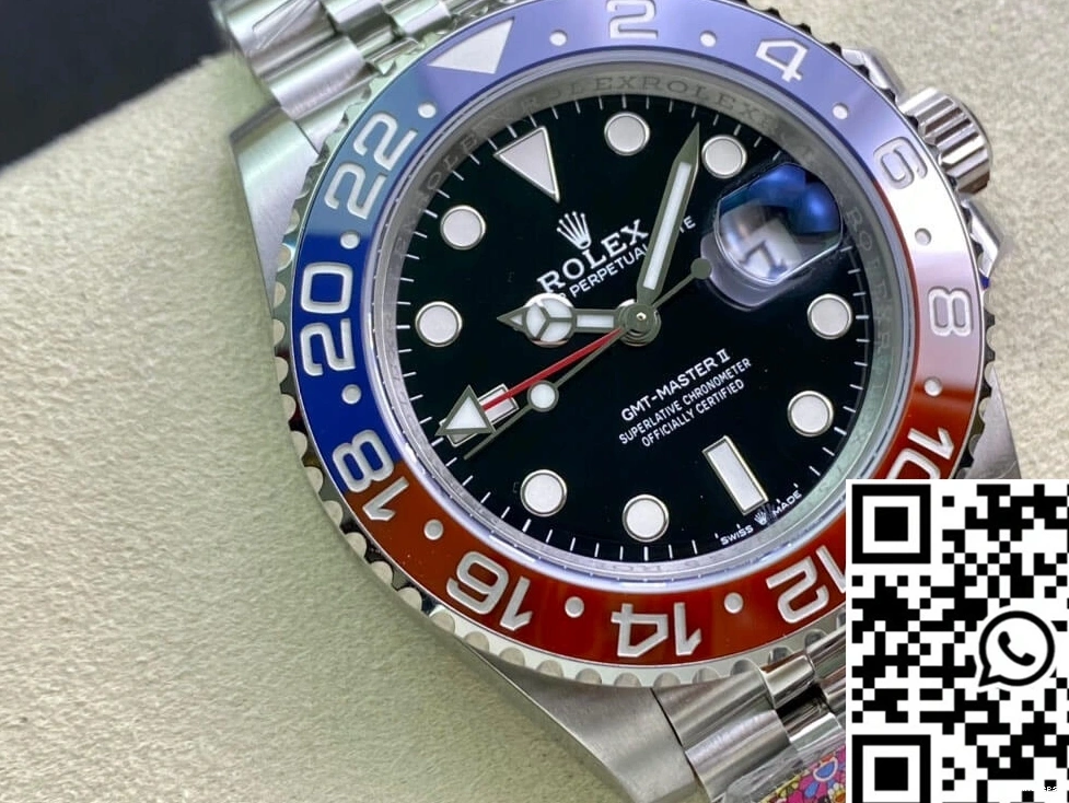 Black Clean Dial Rolex Master Factory M126710BLRO-0001 II GMT 0508